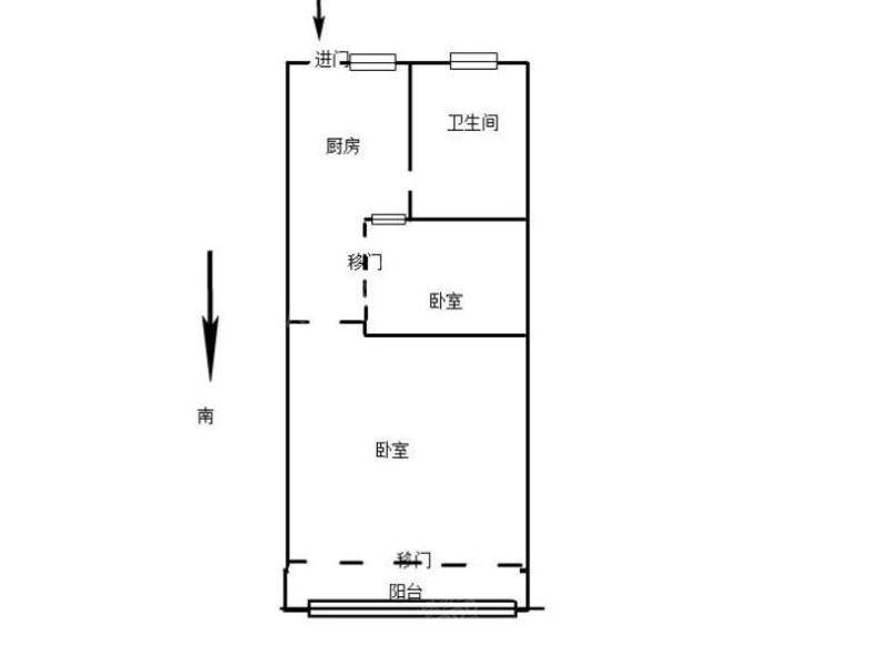 通源小区2室1卫面积40.26平方米总价265万_靠近东宝兴