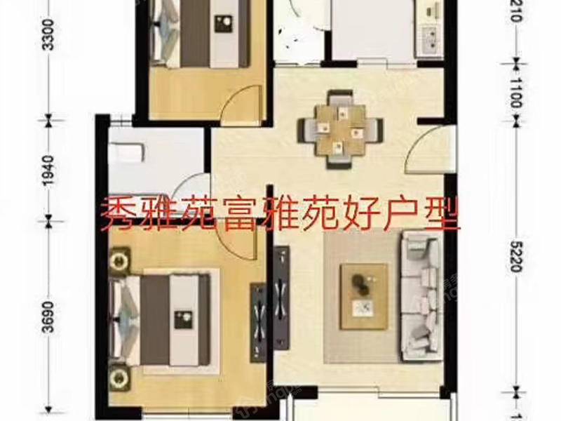 佘北家园富雅苑 2室 1厅 1卫 南 178.00万