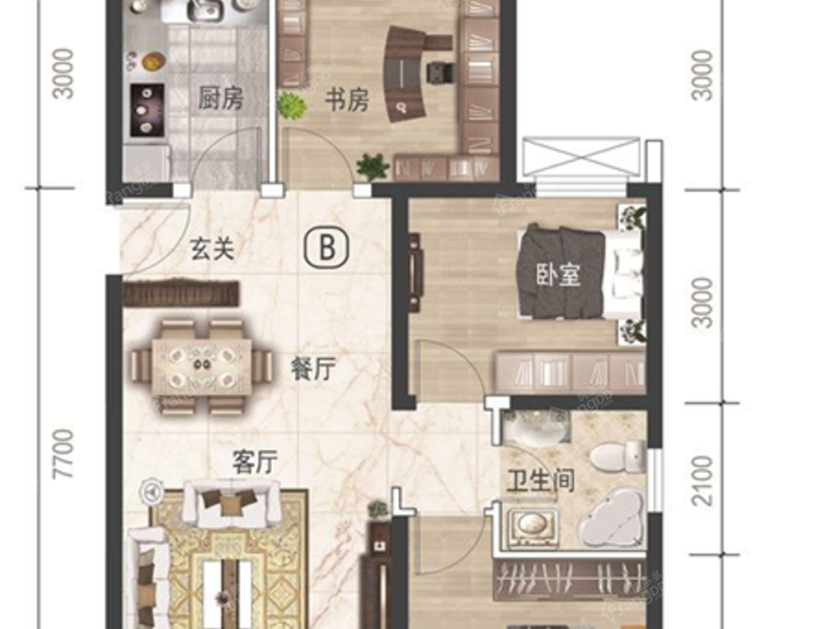 华宇百花谷 户型图_28