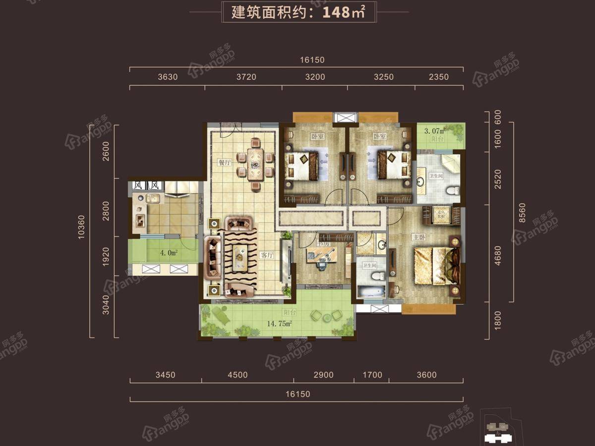 半山豪庭 户型图_13