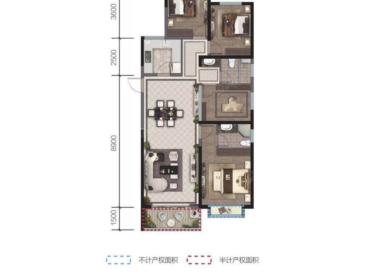 中梁首府 户型图_310