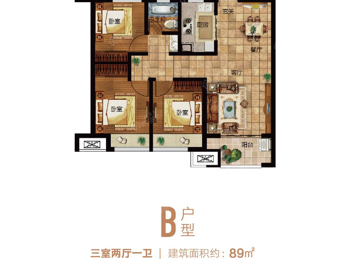 郑州孔雀城 户型图_246
