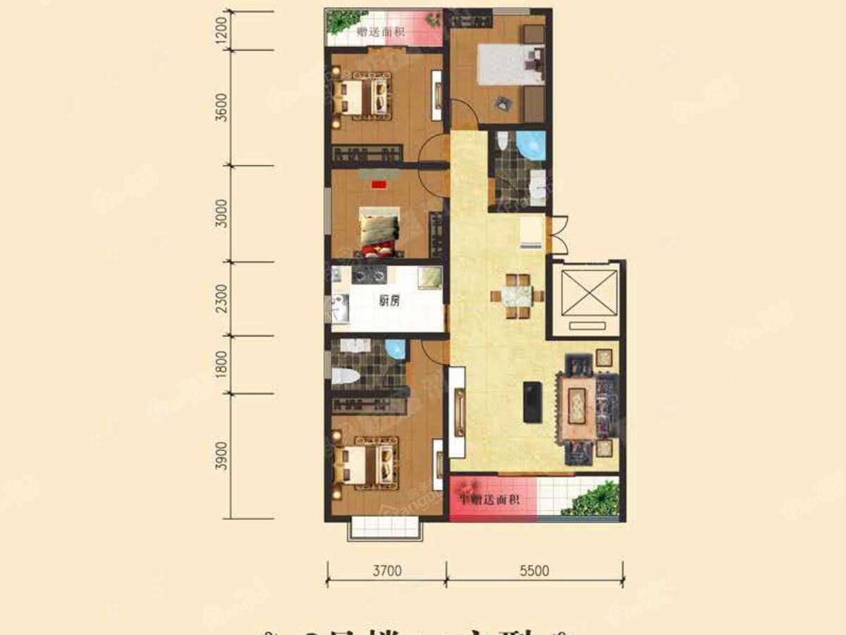 豪庭佳苑 户型图_12