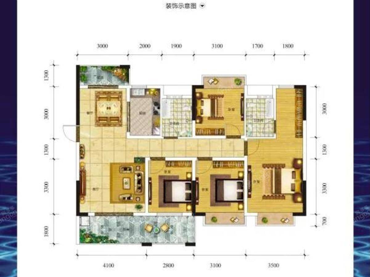 中港城户型图图片